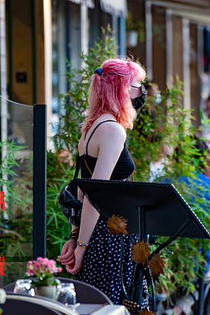 Pinkish Hair Girl